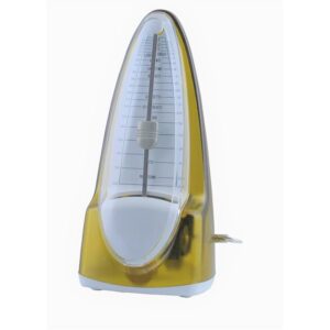 Metronomo Meccanico in Plastica  (Giallo Trasparente)