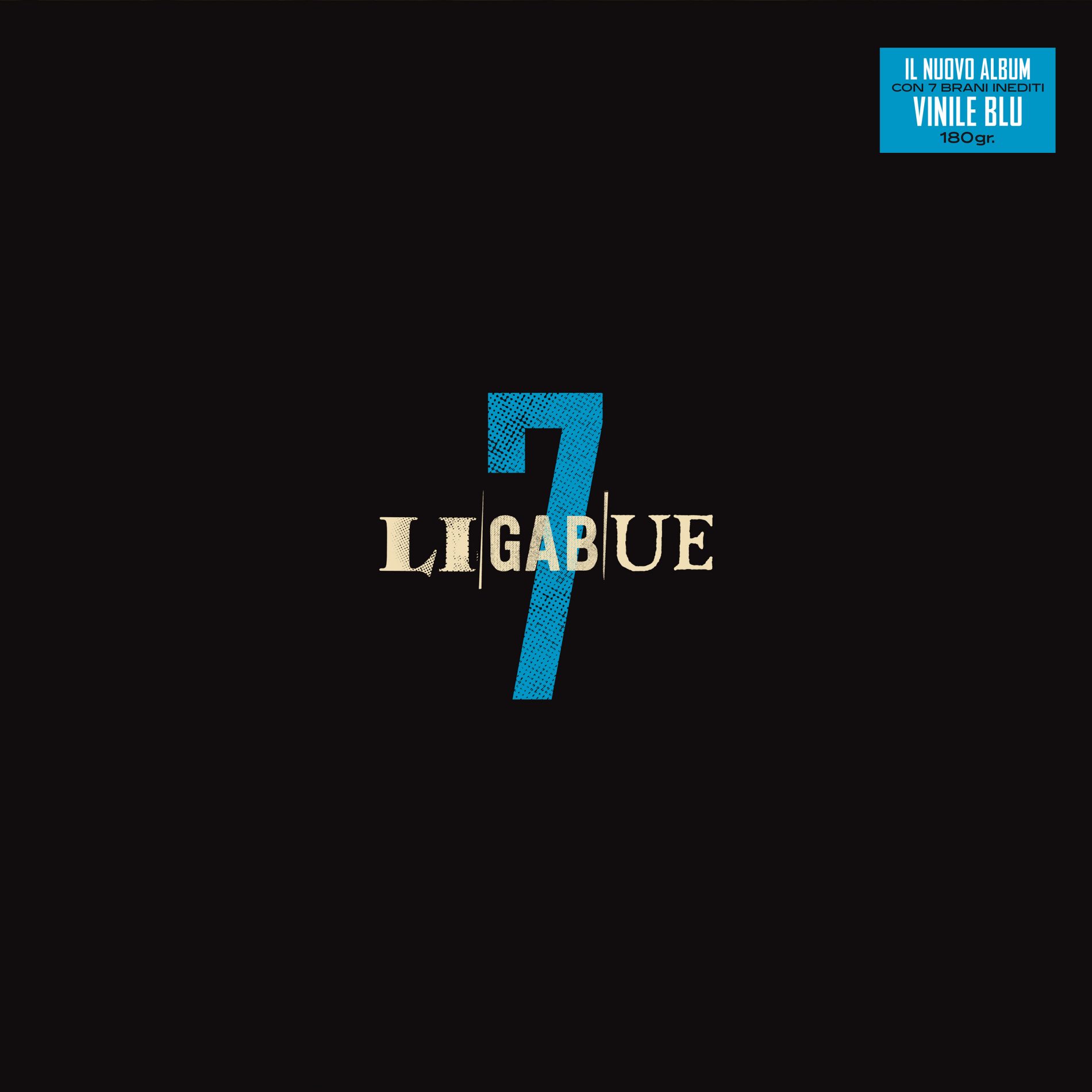 Ligabue 7 LP Vinile Blu