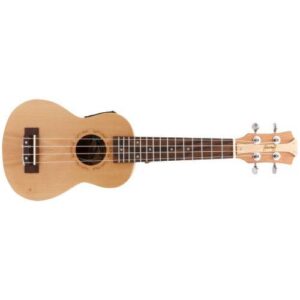 Ukulele Soprano elettrificato (Natural Chiaro)