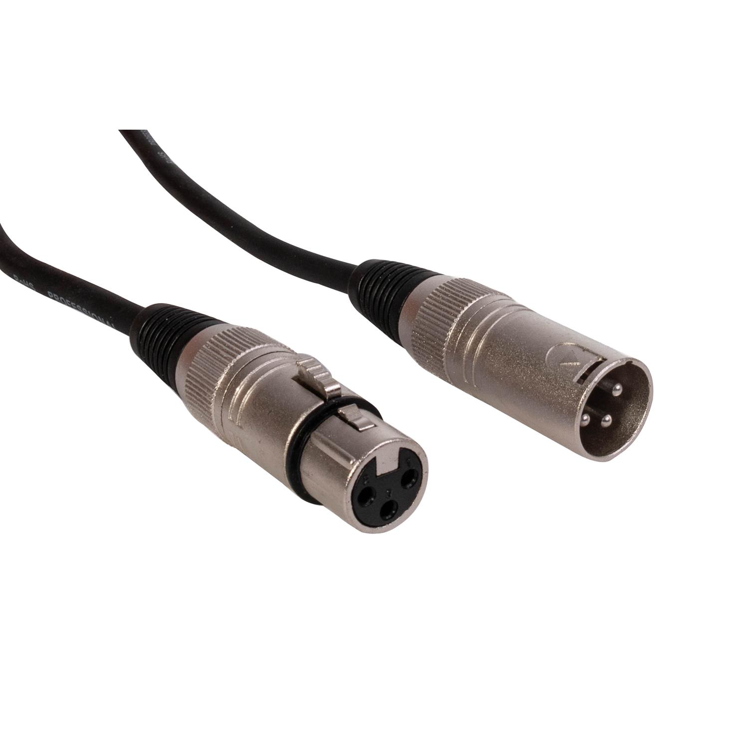 Cavo XLR Femmina - XLR Maschio 1 mt.