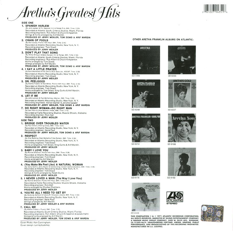 Aretha Franklin - Greatest Hits - immagine 2
