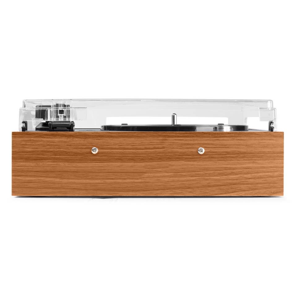 Giradischi vintage + porta dischi Record Player+Case Wood - immagine 4