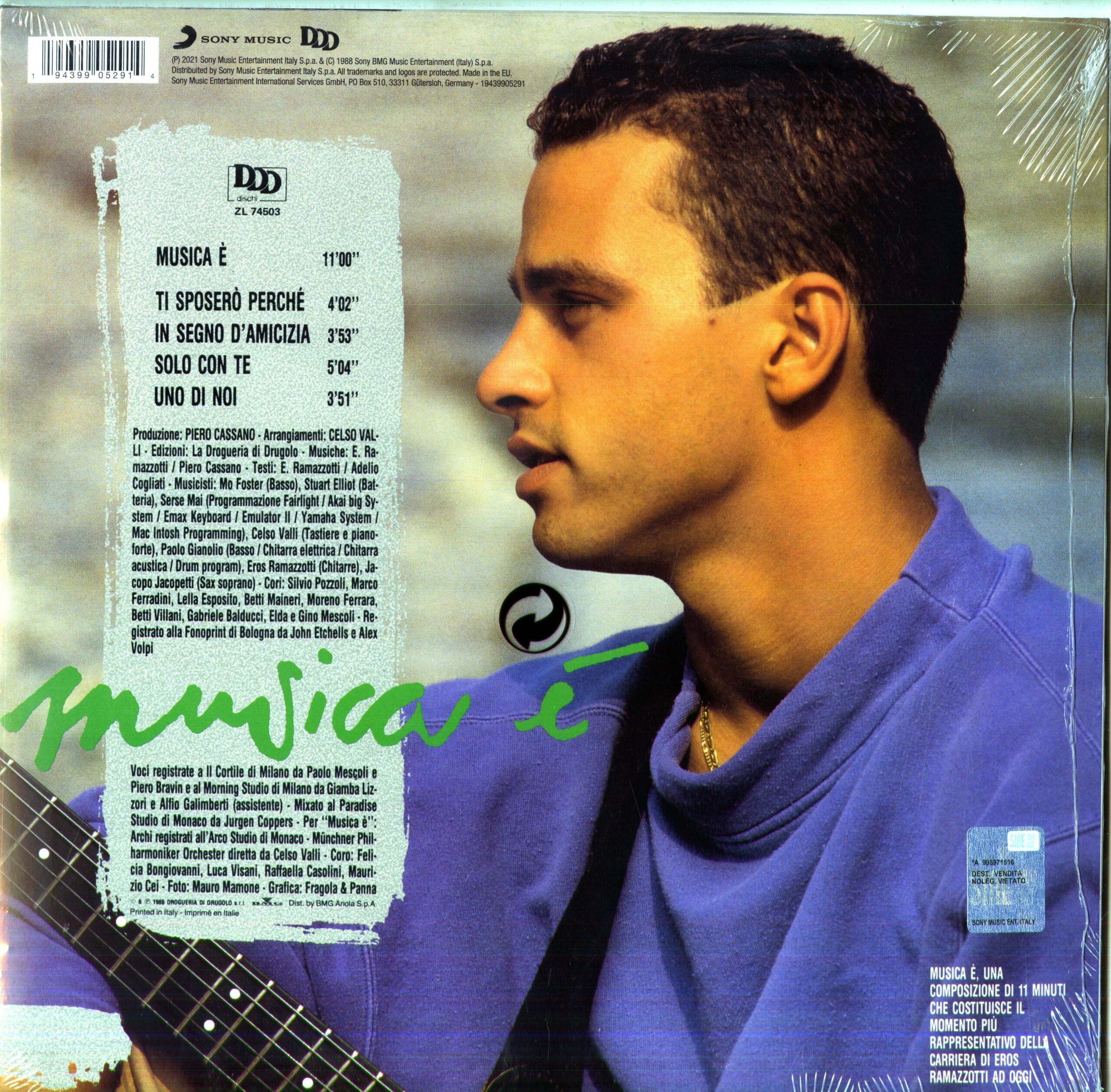 EROS RAMAZZOTTI - Musica è - immagine 2