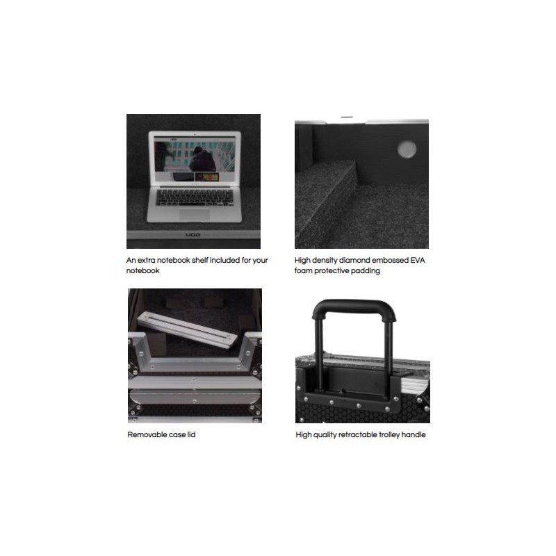 Fly Case - FC MULTI FORMAT XXL BLACK PLUS (BANDEJA PARA ORDENADOR) - immagine 2