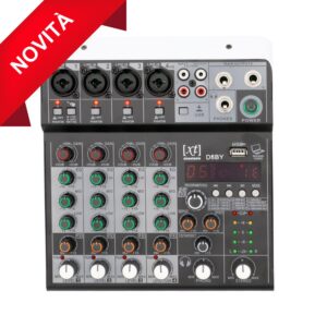 Mixer/Scheda Audio 4 canali MP3 USB Bluetooth con DSP 16 effetti 24 bit