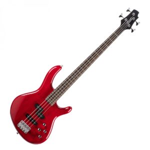 Basso Elettrico 4 corde - Cort Action Plus Translucent Red