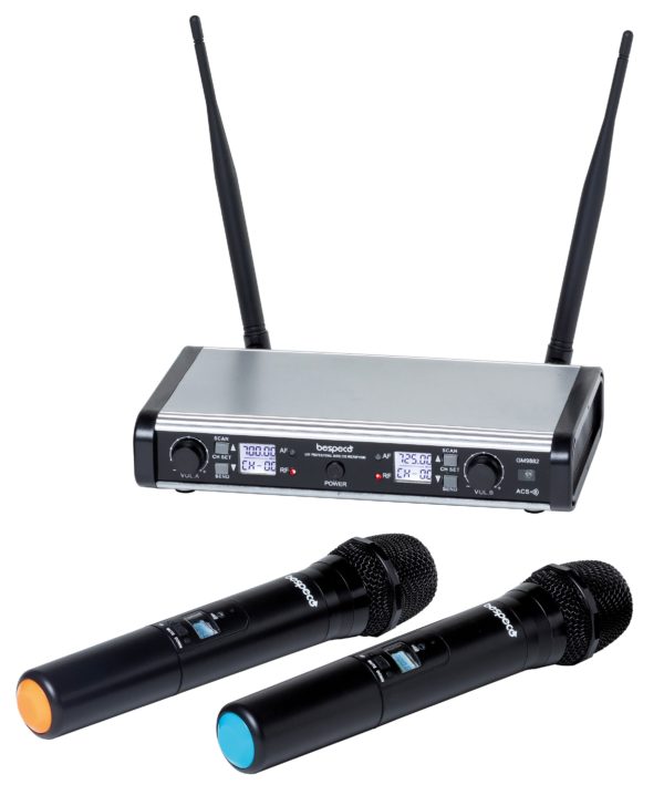 GM9882 – Doppio radiomicrofono UHF palmare