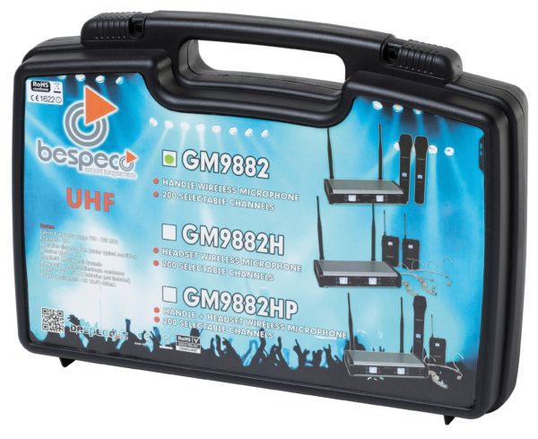 GM9882 – Doppio radiomicrofono UHF palmare - immagine 5