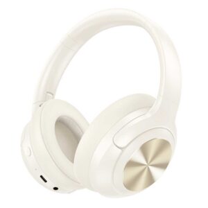 HOCO. Cuffia Wireless W54 (BT v5.4) Supporta modalità AUX - Milky White - W54.WH