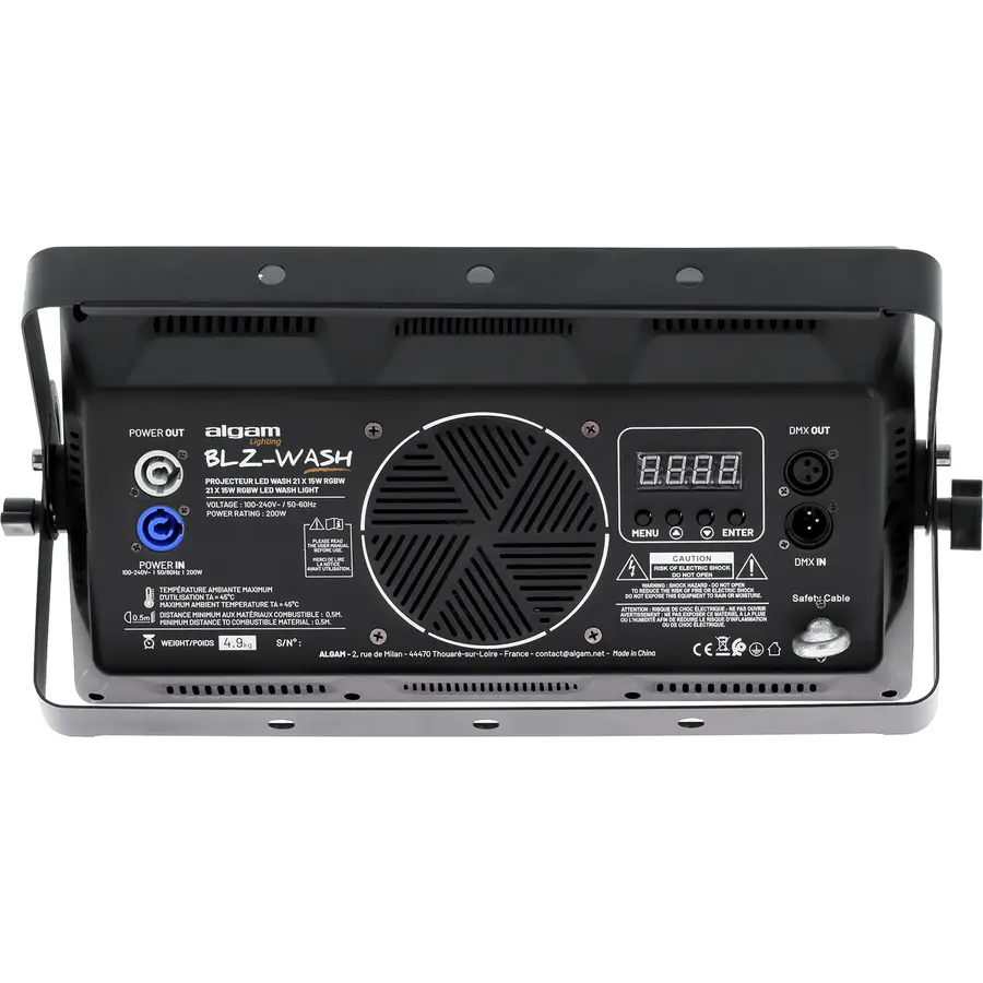 BLZ-WASH Proiettore Wash Led 21x12W RGBW - immagine 7