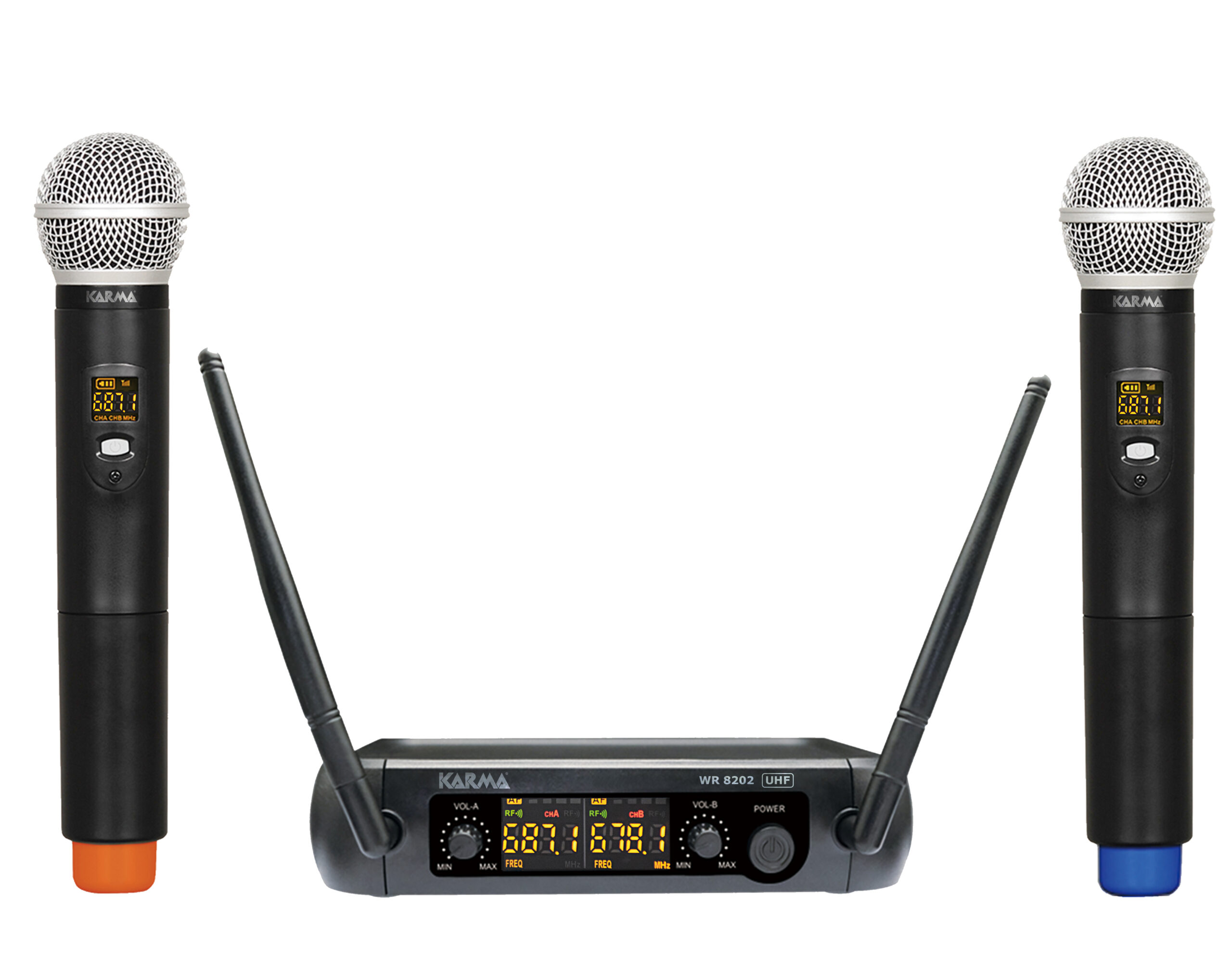 SET 8202 - Doppio radiomicrofono UHF palmare