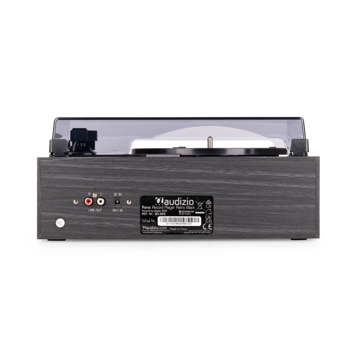 Giradischi Reno Record Player Retro Black - immagine 6