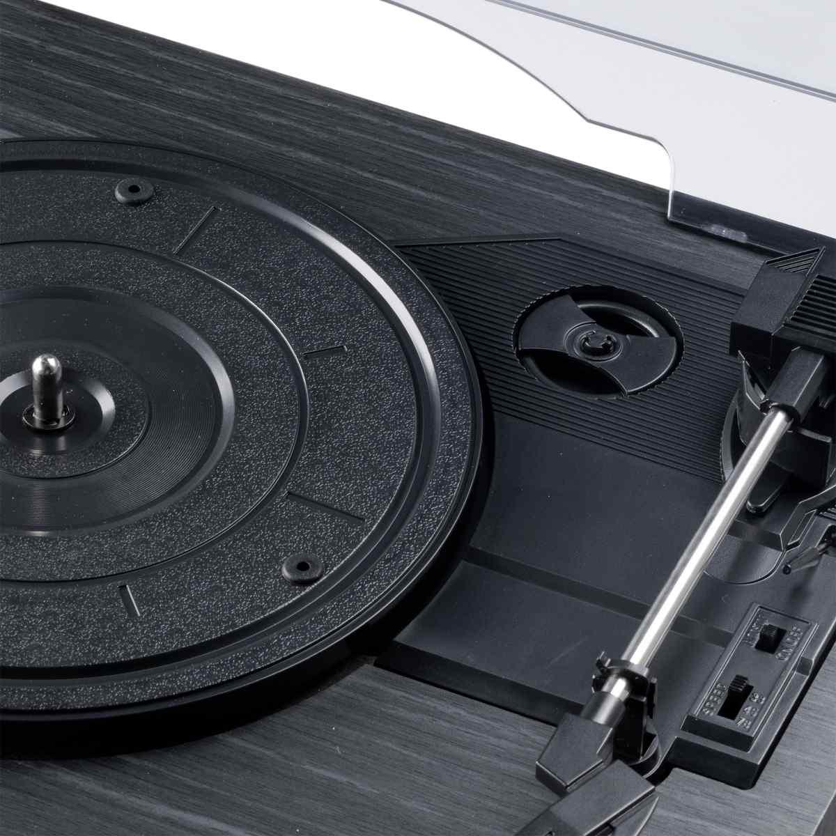 Giradischi Reno Record Player Retro Black - immagine 7