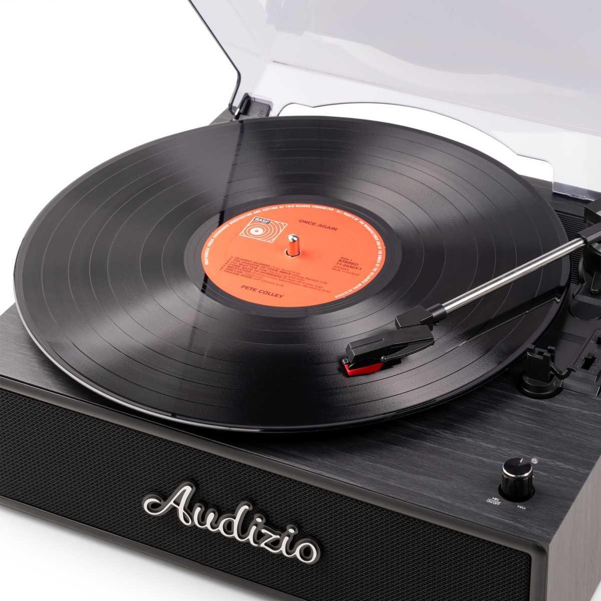 Giradischi Reno Record Player Retro Black - immagine 8