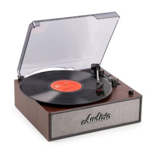 Giradischi Reno Record Player Retro Black